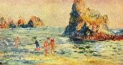 Pierre-Auguste Renoir Felsenklippen bei Guernsey oil painting